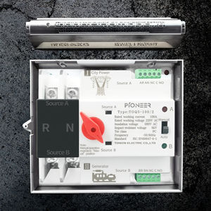 Interruptor de Circuito Eléctrico Monofásico Mini ATS para Riel DIN, Conversión Automática de Doble Alimentación, Miniatura MCB 2P 63A 100A Cobre - Product Image 2