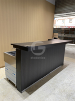 Comptoir de bar mobile et pliable en acier inoxydable personnalisé YITUO, station de cocktails, poste de travail pour barman