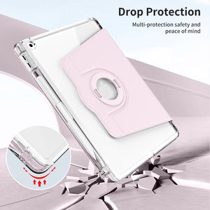 เคสหุ้มพร้อม360ปกป้องทุกส่วนของเครื่องเคสหนัง PU สำหรับ <span class=keywords><strong>iPad</strong></span> 9 Gen 10.2" - Product Image 4