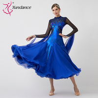 B-23171 personnalisé nouvelle robe de danse de salon standard international robes de danse de salon en soie perlée de haute qualité à vendre