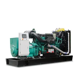 เครื่องกําเนิดไฟฟ้าดีเซล 200KW 250KVA พร้อมเครื่องยนต์ Vlais เครื่องกําเนิดไฟฟ้ากระแสสลับสแตมฟอร์ดแบบเปิดเงียบสุด ๆ ระบายความร้อนด้วยน้ําเครื่องกําเนิดไฟฟ้าดีเซล ATS