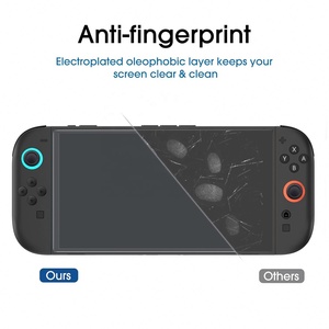 9H Thế Hệ Mới Cao Cấp Chuyên Nghiệp Chống Dấu Vân Tay Tempered Glass Màn Hình Bảo Vệ Phim Cho <span class=keywords><strong>Nintendo</strong></span> Chuyển Đổi 2 - Product Image 5