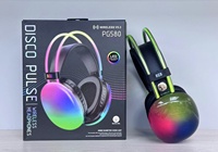 Casque de jeu rétroéclairé RVB PG580 de haute qualité avec son clair et microphone intégré, adapté aux joueurs sur PC