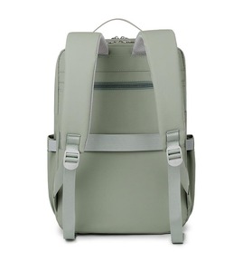 15.6" Large Waterproof Eco-Friendly Nylon Softback <b>Laptop</b> <b>Backpack</b> Business Arcuate Shoulder Strap Zipper Open Airbag Protect - Product Image 6