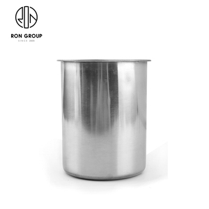 Secchiello per il ghiaccio rotondo Champagne personalizzato in acciaio inossidabile di alta qualità secchiello per l'acqua fredda secchiello per il ghiaccio per vino e birra - Product Image 3