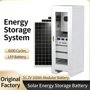 51.2V 100Ah Lithium Iron Phosphate Cabinet Battery 15kWh Solar Integrated Photovoltaic Energy Storage System Home Appliances - Product Image 3