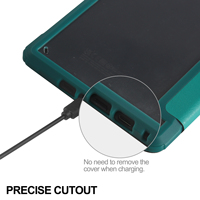 Bojin 2024 Housse de protection arrière transparente en cuir souple pour Kindle Paperwhite 12e génération 7 pouces, fine, élégante, multi-tablettes