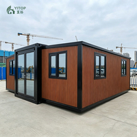 Casa Modular Prefabricada, Contenedor de 20/40 Pies, Casa Expandible, Moderna, Tipo Contenedor, para Almacén o Fábrica