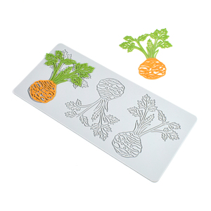 Carrot Shape Silicone Fondant Mould Sugarcraft Pad Pastry Lace Mat Kitchen <b>Bakeware</b> Cake Decorating Tool for Cake Making - Product Image 4