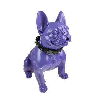 Polyresin Scultura A Mano Realistico Cane Della Resina Della Decorazione Della Casa Francese Statu Fabbricazione Professionale Frenchie o Americano Bullo - Product Image 5