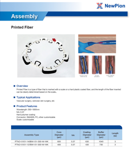 Serat <span class=keywords><strong>Laser</strong></span> Penghilang Wasir HLP Serat Ujung Kerucut Serat Radial - Product Image 2