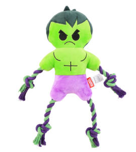 Squeaky Dog Rope Toy-Material de algodón estilo Hulk Diseño de dibujos animados novedoso - Product Image 1
