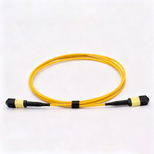 สายแพทช์ MPO 12สายไฟเบอร์ OM3มัลติโหมดสำหรับศูนย์ข้อมูลเครือข่าย40g 100G - Product Image 5