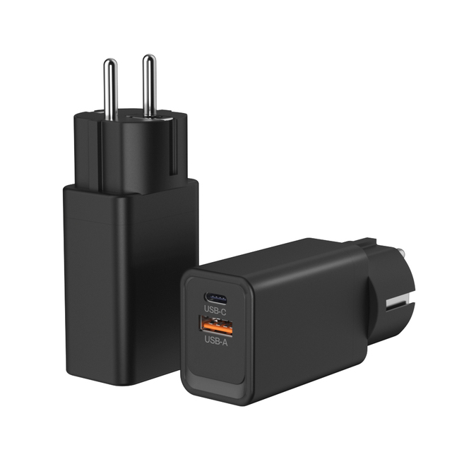 Gan PD Wall Charger Grounding Korea Black White Mobile Phone/camera/pda/mp3 Usb Travel Charger Gan 65W Korea Plug Way Gan