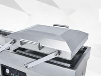 Machine d'emballage sous vide automatique à double chambre pour sacs en plastique, pour aliments et viande