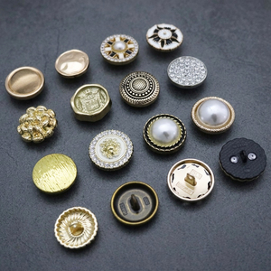 Boutons en métal doré pour vêtements, en alliage de zinc et laiton, avec logo gaufré, personnalisables OEM/ODM, certifiés Oeko-Tex Standard 100 - Product Image 4