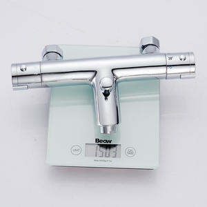 Ensemble de douche thermostatique avec corps de robinet tout en cuivre, vanne encastrée, mitigeur bain-douche à poignée unique avec noyau en céramique 839 - Product Image 4