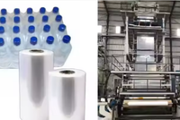 Film rétractable thermosensible en PVC opaque durable au prix le plus avantageux, qualité alimentaire, marque BINHAI, pour les applications d'eau en bouteille