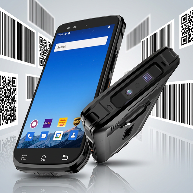 6 Inch Mobile PDA 1D 2D Barcode Scanner Android Tablet PC Rugged NFC Reader Logistic Inventory Management System 4G ROM + Stock
