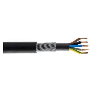 Cable blindado Cable eléctrico Proveedor de PVC Construcción personalizada Cable Xlpe de cobre puro Acero aislado Xlpe 36 Kv Xlpe Cabl