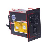 Moteur à engrenages à vitesse variable réversible AC 220V 120W 1:3-1:500 450-2.7RPM, moteur à engrenages à faible vitesse et couple élevé pour convoyeur