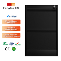Armoire de classement moderne en acier à 2 tiroirs verrouillable avec serrure à clé, pour usage scolaire, format A4 (Foolscap), rangement