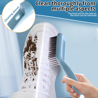 Offre Spéciale vadrouille brosse de nettoyage brosse à chaussures liquide à poils doux brosse à chaussures multifonctionnelle pour bottes chaussures sacs canapé éponge vadrouille