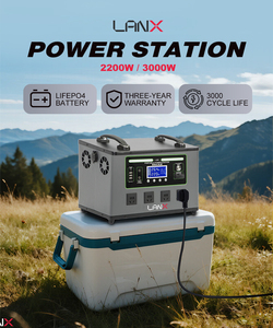 Station d'alimentation portable extérieure 3000W 110V 220V, batterie lithium-ion, protection contre les surcharges, stockage d'énergie haute puissance, charge - Product Image 5