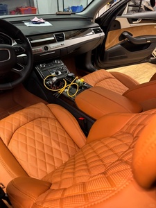 Coprisedile Universale in Pelle PU per Auto, Protezione per Sedili Anteriori, Compatibile con BMW, Audi, Ford, <span class=keywords><strong>Seat</strong></span> <span class=keywords><strong>Leon</strong></span> - Product Image 2