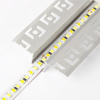 Bande lumineuse flexible 2835 blanc chaud, double température de couleur, 5V-24V, 120-240 LED, double couleur CCT, gradation, IP20