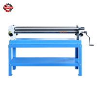 Machine de cintrage automatique à rouleaux pour engrenages, aluminium, acier au carbone, feuilles de PVC, 3 rouleaux, longueur max. 1300 mm, épaisseur 1,5 mm