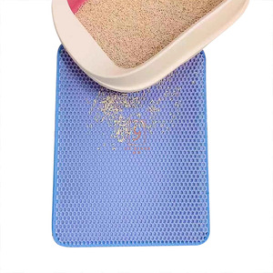 แผ่นรองควบคุมทรายแมว 55x75 ซม. แผ่นกรองทรายรูปสี่เหลี่ยมผืนผ้า EVA สำหรับแมว - Product Image 5