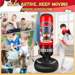 Columna de Boxeo Inflable de PVC Ecológica y Resistente, Juguete de Fitness para Niños, Uso Interior y Exterior, Fácil de Usar - Product Image 5