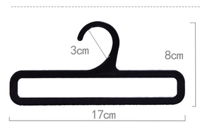 17*8cm plastique écharpe cintres <span class=keywords><strong>porte</strong></span>-serviettes <span class=keywords><strong>placard</strong></span> organisateur <span class=keywords><strong>pour</strong></span> écharpes cravates châles ceintures serviettes - Product Image 4