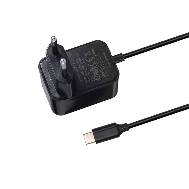12v 2A EU Plug Type-C Power Adapter AC to DC Converter for LED Panel Bluetooth Device USB-C Charging