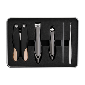 Stainless Steel Manicure <b>Pedicure</b> <b>Set</b> Foldable Nail Clipper Cuticle Nipper Toenail Cutter with Nail File Lifter - Product Image 2