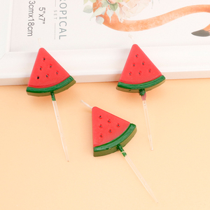 Nhà Máy Nến Hand Made Tùy Chỉnh Nến Sinh Nhật/Dưa Hấu Hình Dạng Paraffin Bánh Sinh Nhật Nến - Product Image 5