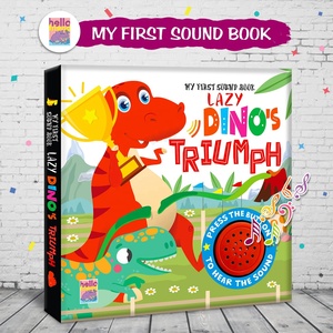 Livre sonore interactif sur le thème des dinosaures pour l'éducation précoce : Les dinosaures paresseux - Le triomphe - Product Image 5