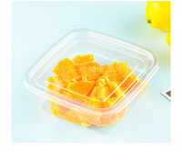 Boîte de rangement des animaux de compagnie, récipient d'emballage pour fruits, jetables, boîte d'emballage des aliments transparente, boîte à emporter