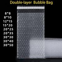 Pochettes d'expédition à bulles personnalisées transparentes auto-adhésives, sacs en plastique antichoc pour la protection des petits articles e-commerce