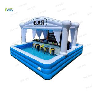 Bar flottant gonflable pour <span class=keywords><strong>piscine</strong></span>, bar flottant pour <span class=keywords><strong>piscine</strong></span>, tente en caoutchouc pour fête de famille - Product Image 3