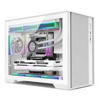 Newly Computer PC Tower Gaming Pc Case White Gaming Casing Pc Cabinet M-ATX Computer Cases Towers Case Pc Gamer With Type C