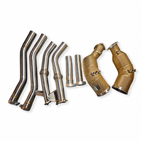 Kit de tuning Flow Racing en alliage de titane complet et en acier inoxydable 304 pour Audi RS4 RS5 B9 2.9T 2017-2024