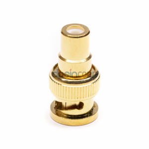 Adaptador BNC a <span class=keywords><strong>RCA</strong></span> de 75 ohmios, Recto, de Cobre Chapado en Oro - Product Image 5