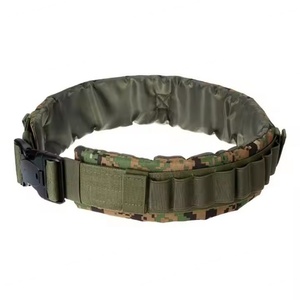 Cinturón Táctico Ajustable con Patrón de Camuflaje y Bolsillos para Balas, para Protección Deportiva, Material de Poliéster, Cierre de Hebilla - Product Image 1