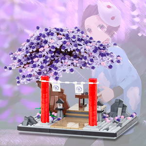 Albero di Glicine Demon Slayer MOC MOOXI MOC1052 <span class=keywords><strong>Serie</strong></span> Creativa Giocattoli DIY per Bambini e Bambine Blocchi da Costruzione - Product Image 2