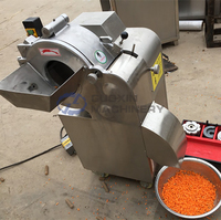 Commerciële Bladgroente Spinazie Koriander Bieslook Chili Verse Peterselie Lente-Ui Snijmachine Sla Shredder
