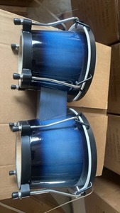 HUASHENG Natural Gloss <span class=keywords><strong>Bongo</strong></span> Set Niños Adultos Sintonizable Tonos dobles Piel de oveja Piel Parche - Product Image 4