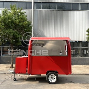 Vente en plein air de concession chariot à crème glacée mini kiosque à hot-dogs camions de nourriture remorque de nourriture mobile - Product Image 4