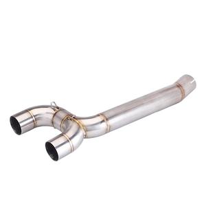 Tuyau d'échappement intermédiaire FZ6 <span class=keywords><strong>FZ6N</strong></span> FZ6S pour <span class=keywords><strong>Yamaha</strong></span> <span class=keywords><strong>FZ6N</strong></span> S 2004-2009 avec fixation arrière, kit d'échappement personnalisé - Product Image 1